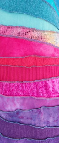 Warme sjaal - regenboog - Liz