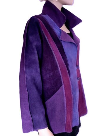 Linnen jasje paars cyclaam - Liz