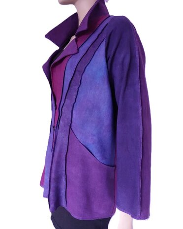 Linnen jasje paars cyclaam - Liz