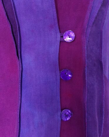 Linnen jasje paars cyclaam - Liz