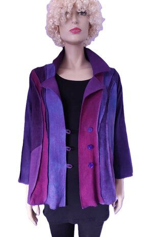 Linnen jasje paars cyclaam - Liz