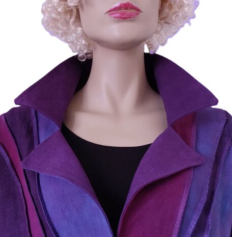 Linnen jasje paars cyclaam - Liz