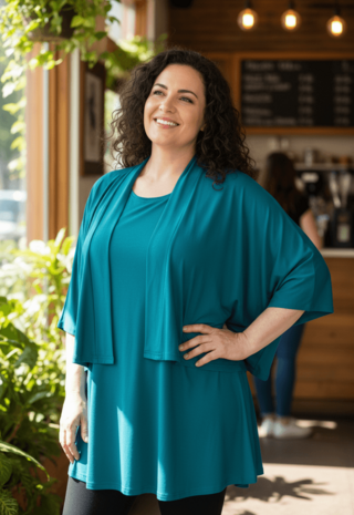 Kort vestje Ruby emerald