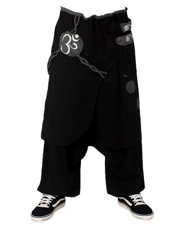 Harembroek 'rokje' zwart