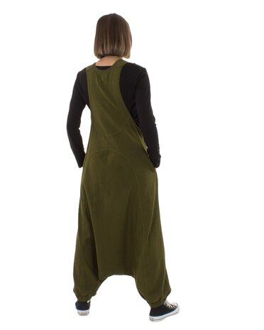 Haremtuinbroek katoen kaki