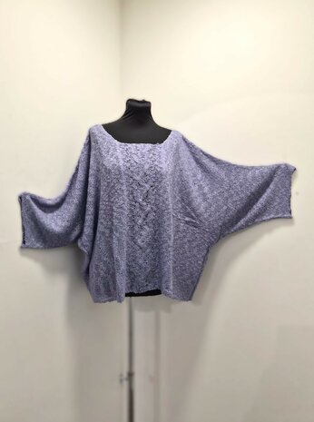 Billy trui Irma kabel - lila