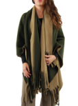 Boris omslag poncho Rev. incl. sjaal
