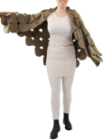 Boris cirkelponcho 'dikkere' viscose