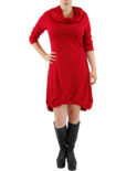 Boris jurk col 'dikkere' viscose