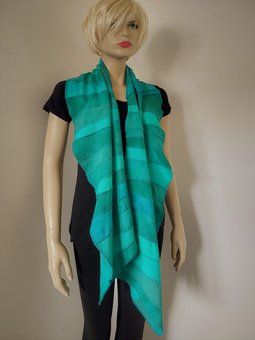 jade groene viscose sjaal - Liz jade groene viscose sjaal - Liz