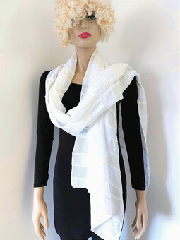 XL viscose sjaal naturel - Liz XL viscose sjaal naturel - Liz