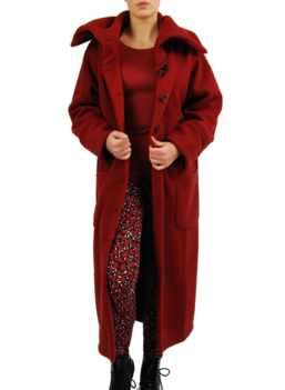 Boris lange jas knopen Boris lange jas knopen