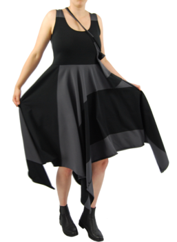 Boris jurk punten brede banen Boris jurk punten brede banen