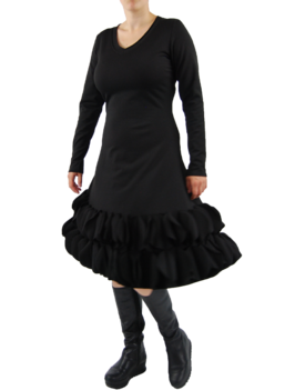 Boris jurk cirkels 'dikkere' viscose