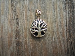 Zilveren hanger levensboom Zilveren hanger levensboom