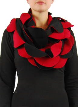 Sjaal cirkels fleece