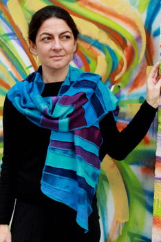 Zachte sjaal van viscose en linnen - Liz Zachte sjaal van viscose en linnen - Liz