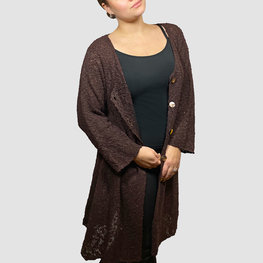 Vest Madelief Donker bruin Vest Madelief Donker bruin