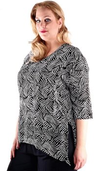 Shirt Inge zwart wit Shirt Inge zwart wit