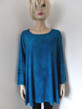 Blouse turquoise krijt - Liz Blouse turquoise krijt - Liz
