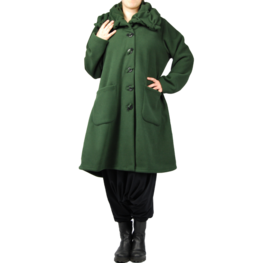 Boris wijde jas smockkraag Boris wijde jas smockkraag