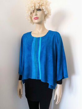 Blouse kort smalle golvende banen - Liz Blouse kort smalle golvende banen - Liz