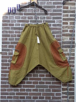 Harembroek zakken geel