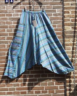 Harembroek blauw streep