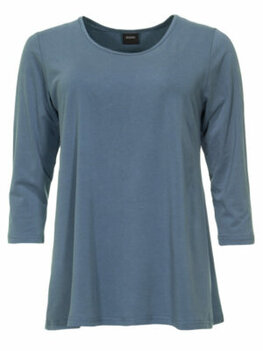 Shirt Amy bamboe staal blauw