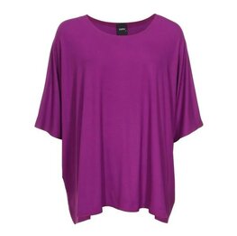 Wijd shirt Mery lang fuchsia