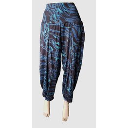 Broek Lia blauw golven