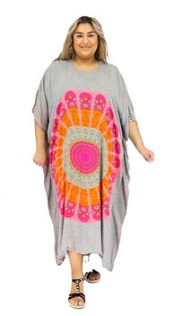 Kaftan mandala mint roze Kaftan mandala mint roze