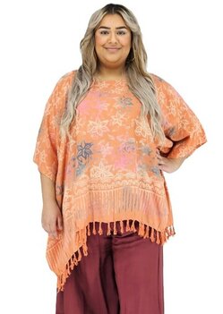 Sarong blouse batik - abrikoos blm