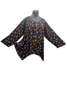 Blouse wizard batik multi vlinder