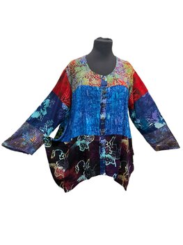 Blouse wizard batik patch multi 2