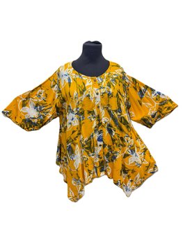 Blouse wizard batik geel