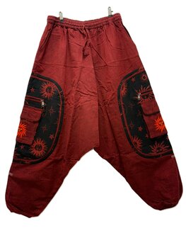 Harembroek zakken zon rood