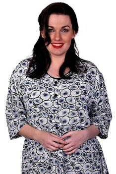 Blouse Denver zwart wit kiwi