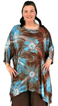 Tuniek Ebony Turquoise bruin