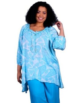 Blouse Dakota licht blauw
