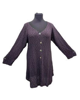 Vest Madelief donker paars