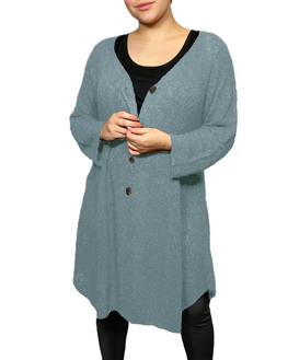 Vest Madelief grijs blauw