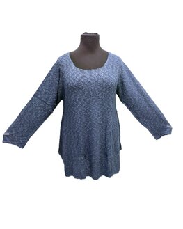 Trui Rowan jeans blauw