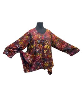 Blouse wizard batik bordeaux multi