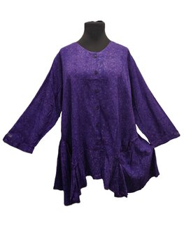 Blouse b148 batik paars