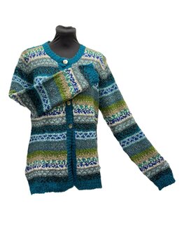 Vest Carrie streep blauw