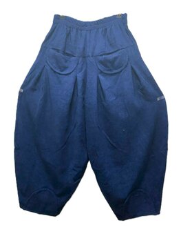 Broek Sindy +10 rib blauw