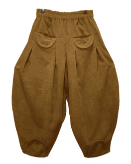 Broek Sindy +10 rib licht bruin