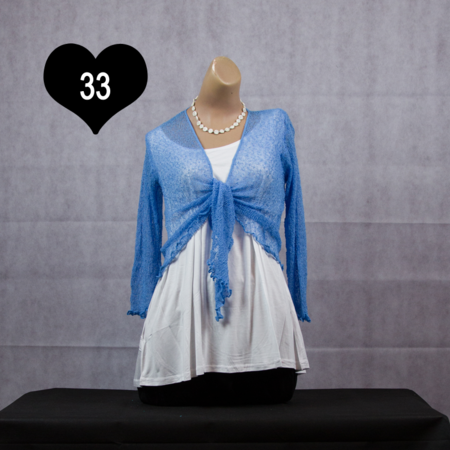 IKAT vestje - Blauw tinten